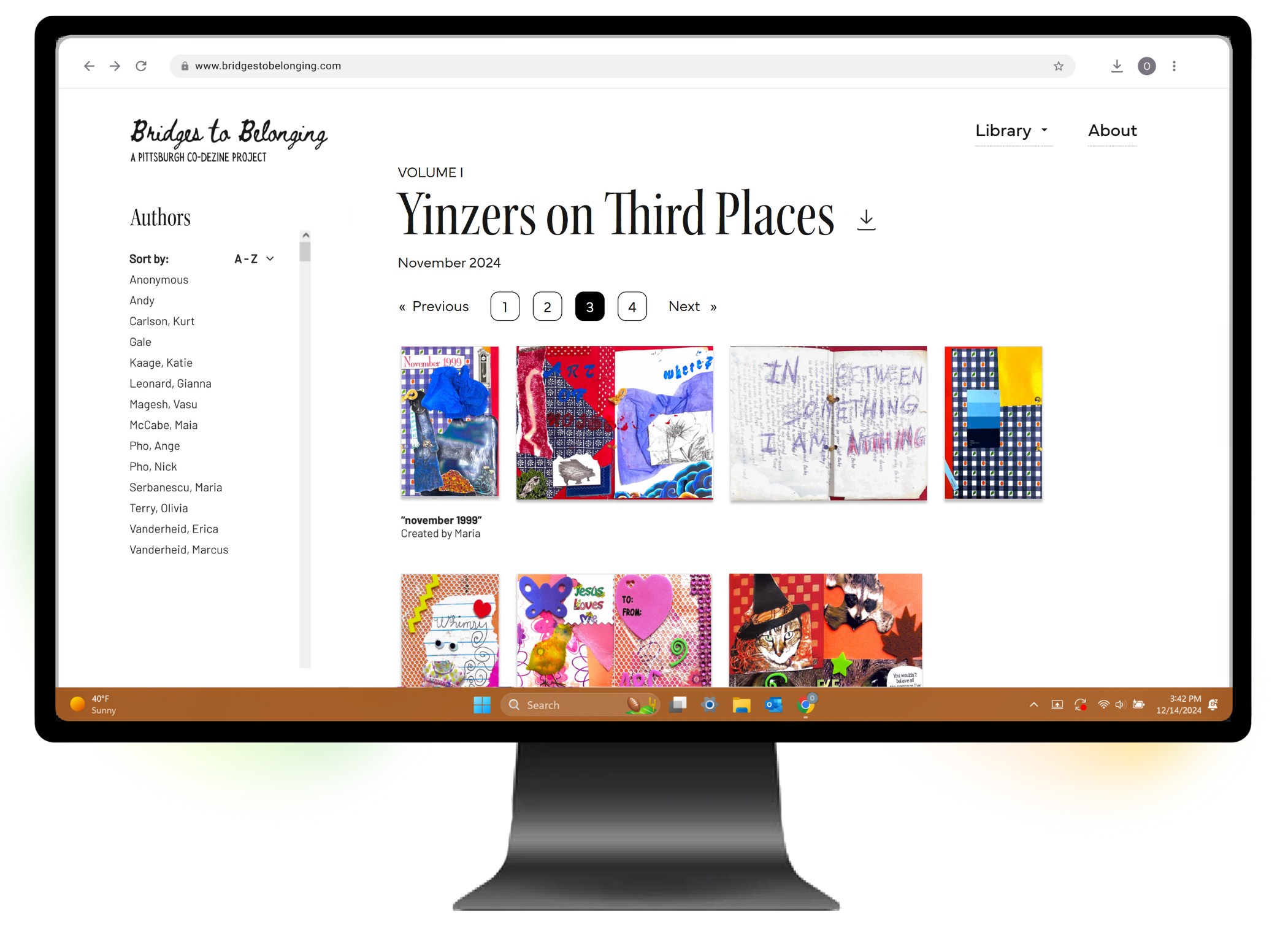 High Fidelity Website Prototype