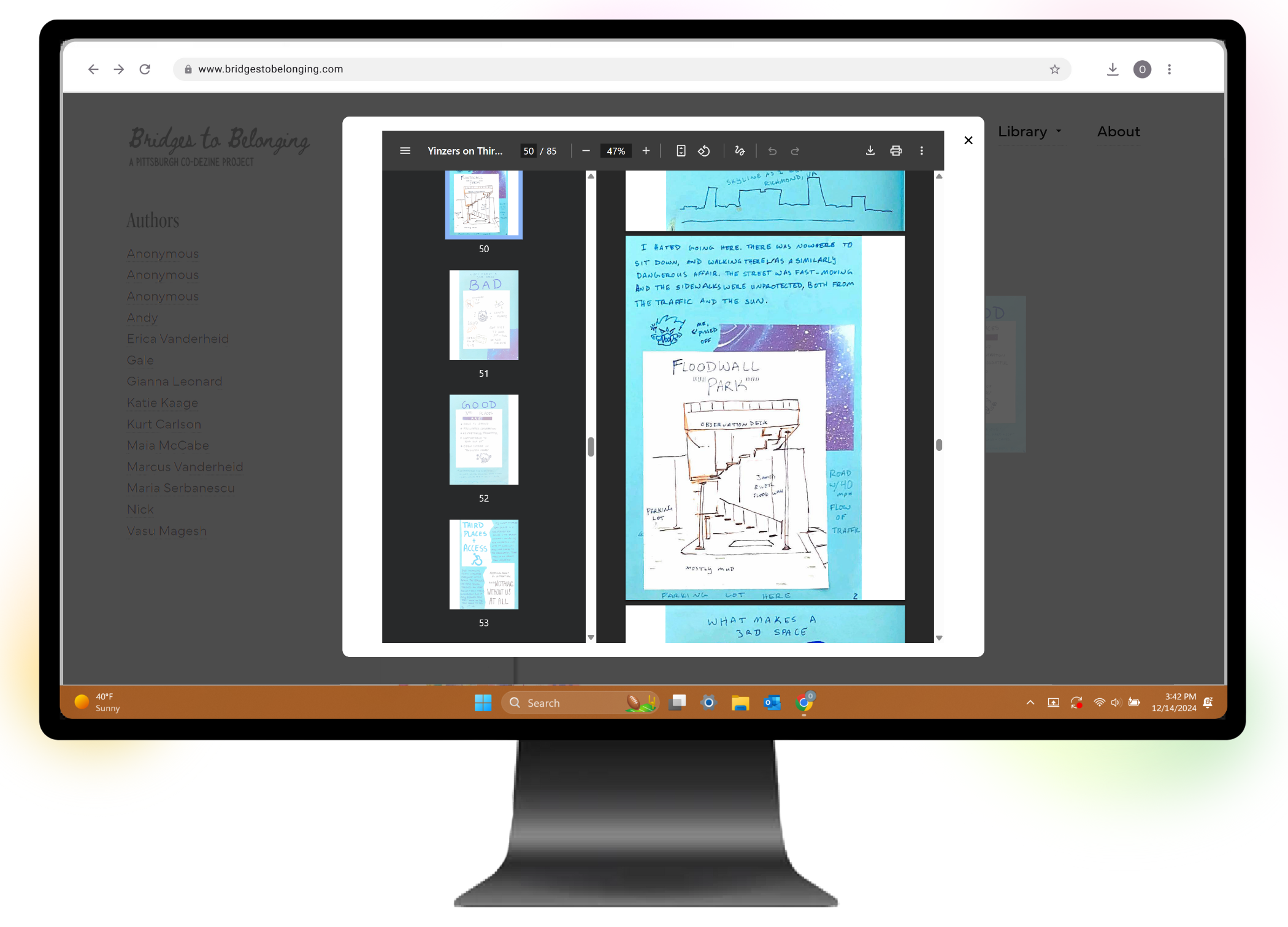 High Fidelity Website Prototype
